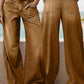 Jeans de pierna ancha de talle alto para mujer
