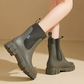 Botas hasta media pantorrilla con suela gruesa, impermeables y antideslizantes
