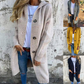 Cárdigan con capucha y botones para mujer