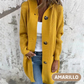 Cárdigan con capucha y botones para mujer