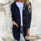 Cárdigan con capucha y botones para mujer
