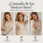 Camiseta de manga larga con encaje parcheado para mujer
