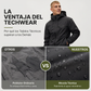 Chaqueta con capucha impermeable para exterior para hombre