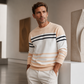 ⏰🔥 ¡OFERTA 50% OFF! 👕✨ Sudadera de Rayas y Bloques de Color para Hombre – Moderna, Cómoda, Versátil y Fácil de Combinar