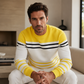 ⏰🔥 ¡OFERTA 50% OFF! 👕✨ Sudadera de Rayas y Bloques de Color para Hombre – Moderna, Cómoda, Versátil y Fácil de Combinar
