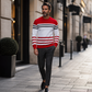 ⏰🔥 ¡OFERTA 50% OFF! 👕✨ Sudadera de Rayas y Bloques de Color para Hombre – Moderna, Cómoda, Versátil y Fácil de Combinar