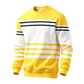 ⏰🔥 ¡OFERTA 50% OFF! 👕✨ Sudadera de Rayas y Bloques de Color para Hombre – Moderna, Cómoda, Versátil y Fácil de Combinar