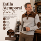 ⏰🔥 ¡OFERTA 50% OFF! 👕✨ Jersey de Punto de Pana con Cuello de Cremallera de 1/4 para Hombre – Cálido, Suave y con Estilo Casual Moderno