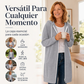 ⏰🔥 ¡OFERTA 50% OFF! 🧥✨ Chaqueta Larga con Capucha y Cremallera para Mujer – Cálida, Cómoda, Favorecedora y Perfecta para el Día a Día