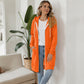 ⏰🔥 ¡OFERTA 50% OFF! 🧥✨ Chaqueta Larga con Capucha y Cremallera para Mujer – Cálida, Cómoda, Favorecedora y Perfecta para el Día a Día