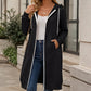 ⏰🔥 ¡OFERTA 50% OFF! 🧥✨ Chaqueta Larga con Capucha y Cremallera para Mujer – Cálida, Cómoda, Favorecedora y Perfecta para el Día a Día