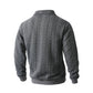 ⏰🔥 ¡OFERTA 50% OFF! 👕✨ Jersey de Punto Trenzado con Media Cremallera para Hombre – Cuello de Solapa, Suave, Ligero y Elegante para Cualquier Ocasión