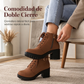 ⏰🔥 ¡OFERTA 50% OFF! 👢✨ Botines Vaqueros de Tacón Grueso para Mujer – Estables, Cómodos, Modernos y Fáciles de Combinar