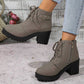 ⏰🔥 ¡OFERTA 50% OFF! 👢✨ Botines Vaqueros de Tacón Grueso para Mujer – Estables, Cómodos, Modernos y Fáciles de Combinar