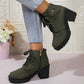 ⏰🔥 ¡OFERTA 50% OFF! 👢✨ Botines Vaqueros de Tacón Grueso para Mujer – Estables, Cómodos, Modernos y Fáciles de Combinar