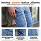 ⏰🔥 ¡OFERTA 50% OFF! 👖✨ Vaqueros Cargo Elásticos para Hombre – Corte Ajustado, Bolsillos Tácticos y Cremalleras Ajustables en los Tobill