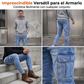 ⏰🔥 ¡OFERTA 50% OFF! 👖✨ Vaqueros Cargo Elásticos para Hombre – Corte Ajustado, Bolsillos Tácticos y Cremalleras Ajustables en los Tobill