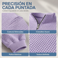 Sudadera para hombre con textura de gofre, cuello semicientral y corte holgado