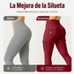 Pantalones de yoga cargo de talle alto para mujer