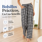 ⏰🔥 ¡OFERTA 50% OFF! 👖✨ Pantalón de Cuadros de Pierna Recta para Mujer – Corte Favorecedor, Cómodo y Elegante para Cada Día