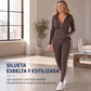⏰🔥 ¡OFERTA 50% OFF! 🏃‍♀️✨ Conjunto Deportivo de Sudadera con Capucha y Pantalón a Rayas para Mujer – Cómodo, Ajustado y Estiliza tu Figura