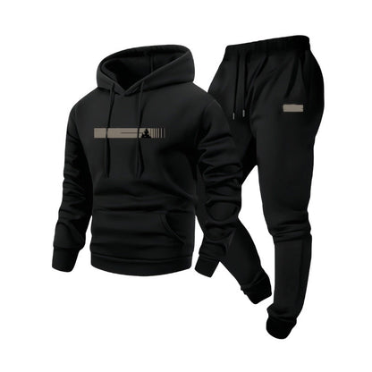 ⏰🔥 ¡OFERTA 50% OFF! 🧥❄️ Conjunto Térmico Urbano para Hombre – Sudadera con Capucha y Pantalón, Calidez Premium y Estilo Callejero Moderno