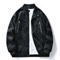 ⏰🔥 ¡OFERTA 50% OFF! 🧥✨ Cazadora Bomber Retro de Ante para Hombre – Corte Oversize, Estilo Urbano y Comodidad Premium para el Día a Día