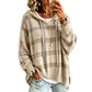 ⏰🔥 ¡OFERTA 50% OFF! 🧶✨ Jersey de Punto con Capucha para Mujer – Diseño Retro de Cuadros, Corte Oversize y Comodidad Suave Todo el Día
