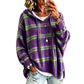 ⏰🔥 ¡OFERTA 50% OFF! 🧶✨ Jersey de Punto con Capucha para Mujer – Diseño Retro de Cuadros, Corte Oversize y Comodidad Suave Todo el Día