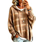 ⏰🔥 ¡OFERTA 50% OFF! 🧶✨ Jersey de Punto con Capucha para Mujer – Diseño Retro de Cuadros, Corte Oversize y Comodidad Suave Todo el Día
