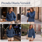 ⏰🔥 ¡OFERTA 50% OFF! 👕✨ Sudadera con Capucha de Mezclilla para Mujer – Estilo Urbano Oversize, Diseño Casual y Comodidad Todo el Día
