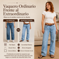⏰🔥 ¡OFERTA 50% OFF! 👖✨ Jeans de Pierna Ancha para Mujer – Ajuste Elástico, Estilo Moderno y Borde Sin Rematar con Look Casual