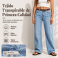 ⏰🔥 ¡OFERTA 50% OFF! 👖✨ Jeans de Pierna Ancha para Mujer – Ajuste Elástico, Estilo Moderno y Borde Sin Rematar con Look Casual