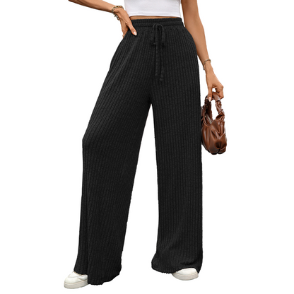⏰🔥 ¡OFERTA 50% OFF! 👖✨ Pantalones Canalé de Pierna Ancha para Mujer – Felpa Cálida, Corte Favorecedor y Comodidad Todo el Día