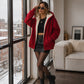 ⏰🔥 ¡50% OFF POR TIEMPO LIMITADO! 🧥❄️ Sudadera con Capucha Cálida para Mujer – Forro Acolchado Suave, Corte Holgado y Comodidad Invernal XL-5XL