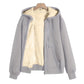 ⏰🔥 ¡50% OFF POR TIEMPO LIMITADO! 🧥❄️ Sudadera con Capucha Cálida para Mujer – Forro Acolchado Suave, Corte Holgado y Comodidad Invernal XL-5XL