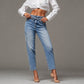 ⏰🔥 ¡50% OFF POR TIEMPO LIMITADO! 👖✨ Vaqueros Cargo para Mujer con Cordón – Mezclilla Elástica, Cintura Favorecedora y Estilo Urbano Cómodo