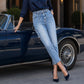 ⏰🔥 ¡50% OFF POR TIEMPO LIMITADO! 👖✨ Vaqueros Cargo para Mujer con Cordón – Mezclilla Elástica, Cintura Favorecedora y Estilo Urbano Cómodo