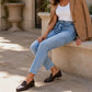⏰🔥 ¡50% OFF POR TIEMPO LIMITADO! 👖✨ Vaqueros Cargo para Mujer con Cordón – Mezclilla Elástica, Cintura Favorecedora y Estilo Urbano Cómodo