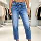 ⏰🔥 ¡50% OFF POR TIEMPO LIMITADO! 👖✨ Vaqueros Cargo para Mujer con Cordón – Mezclilla Elástica, Cintura Favorecedora y Estilo Urbano Cómodo