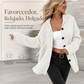 ⏰🔥 ¡50% OFF POR TIEMPO LIMITADO! 🧥✨ Chaqueta de Punto con Capucha para Mujer – Suave, Cálida y Holgada para Looks Casuales de Otoño e Invierno