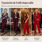 ⏰🔥 ¡50% OFF POR TIEMPO LIMITADO! 👗✨ Conjunto Elegante de Traje de 3 Piezas para Mujer – Estampado Floral, Corte Sofisticado y Estilo Profesional
