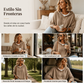 ⏰🔥 ¡50% OFF POR TIEMPO LIMITADO! 🧥✨ Sudadera con Capucha de Punto Vintage para Mujer – Diseño Desgastado, Tejido Suave y Estilo Casual Sofisticado