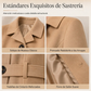 ⏰🔥 ¡50% OFF POR TIEMPO LIMITADO! 🧥✨ Abrigo Elegante de Mezcla de Lana para Mujer – Corte Entallado, Calidez Premium y Estilo Urbano Sofisticado