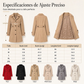 ⏰🔥 ¡50% OFF POR TIEMPO LIMITADO! 🧥✨ Abrigo Elegante de Mezcla de Lana para Mujer – Corte Entallado, Calidez Premium y Estilo Urbano Sofisticado