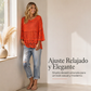 ⏰🔥 ¡50% OFF POR TIEMPO LIMITADO! 🧶✨ Jersey de Punto Calado para Mujer – Diseño Oversize, Tejido Transpirable y Estilo Bohemio Elegante
