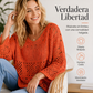 ⏰🔥 ¡50% OFF POR TIEMPO LIMITADO! 🧶✨ Jersey de Punto Calado para Mujer – Diseño Oversize, Tejido Transpirable y Estilo Bohemio Elegante