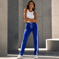 ⏰🔥 ¡50% OFF POR TIEMPO LIMITADO! 👖✨ Pantalones Deportivos Draped Motion para Mujer – Talle Alto, Pierna Ancha y Comodidad Elegante para Todo el Día
