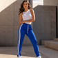 ⏰🔥 ¡50% OFF POR TIEMPO LIMITADO! 👖✨ Pantalones Deportivos Draped Motion para Mujer – Talle Alto, Pierna Ancha y Comodidad Elegante para Todo el Día