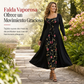 ⏰🔥 ¡50% OFF POR TIEMPO LIMITADO! 👗🌸 Vestido Largo Bordado Floral para Mujer – Escote Cuadrado, Corte Favorecedor y Elegancia Bohemia